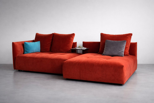 Divano modulare tessuto - ,