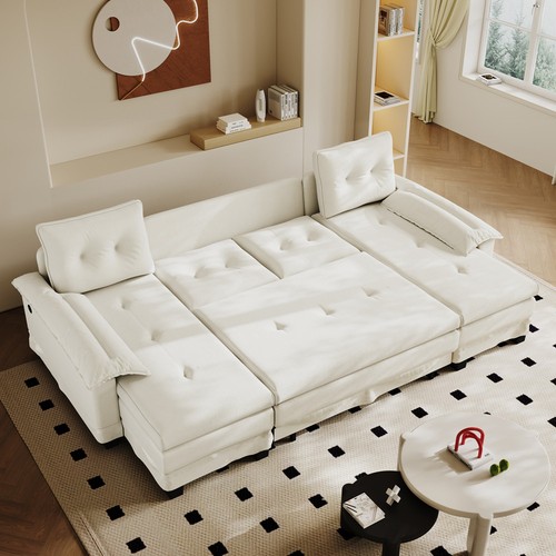 Divano letto con letto