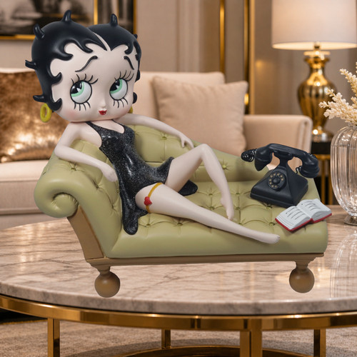 Betty boop cream chaise - on,