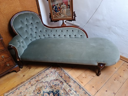 Late victorian chaise - victorian,