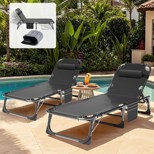 2pcs chaise longue - 2pcs,