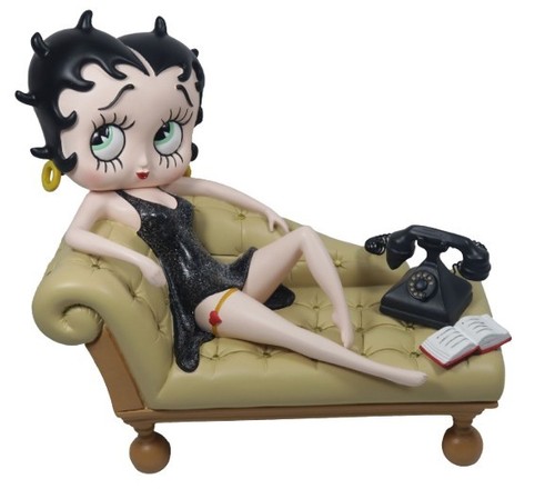 Betty boop cream chaise - on,